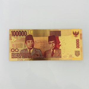 Billetes de Rupiah Indonesio con Lámina de Oro, Moneda Ficticia de Indonesia, Regalos Conmemorativos, Colección, para Fiestas y Películas, Venta al Por Mayor - Product Image 5