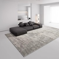 Gris lavable en machine moelleux luxe décor à la maison tapis salon tapis de chambre moderne