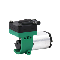 Pompe à vide silencieuse PPS DC, mini-pompe électrique à moteur à courant continu pour échantillonnage en laboratoire, pompe à diaphragme micro-air basse pression 3,5V 5V