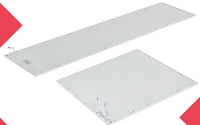 Plafonnier LED ultra-plat en alliage d'aluminium IP33, 2x2, 1200mm x 600mm, pour hôtels modernes, bureaux, maisons et espaces commerciaux
