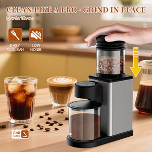 Molinillo de Café Cónico con 25 Ajustes de Molienda, Ajustable para 2-12 Tazas, Diseño Antiestático, Potente - Product Image 1