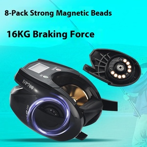 <span class=keywords><strong>Moulinet</strong></span> de pêche en fibre de carbone ultra-léger Baitcasting grande capacité affichage numérique corps large pour la coulée en eau salée en métal - Product Image 4