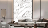 Panneaux muraux mur intérieur PVC feuille de marbre matériaux de construction imperméable résistant aux rayures