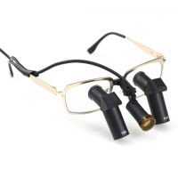 6.5X TTL Dental Loupes Custom PD Wide Field of View for Oral Surgery Dental Magnifier