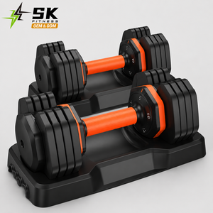 Juego de Mancuernas Ajustables SK para Entrenamiento de Fuerza en Casa, Pesas de Cambio Rápido con Bandeja de Almacenamiento - Product Image 1