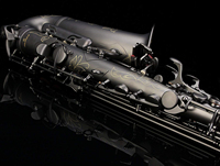 High-grade Wholesale E Flat Black Nickel Matte Alto Saxophone with Accessories for Sale