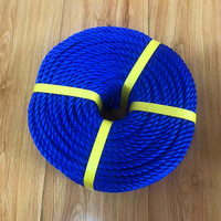 Corde de capture de ficelle en polyéthylène noir 30ply 15ply 18ply pp emballage corde de ficelle pour filets de pêche