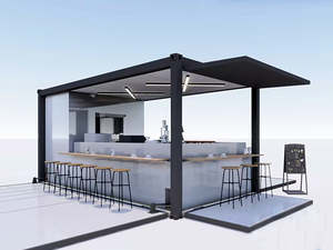 Bền màu đen ngoài trời Modular thép lưu trữ phòng dễ dàng thiết lập thời tiết vận chuyển container nhà - Product Image 2