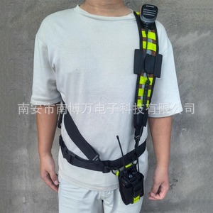 Sangle d'épaule tactique avec support pour talkie-walkie, harnais de sauvetage multifonctionnel pour l'extérieur, ceinture de patrouille pour la lutte contre les incendies, NbW - Product Image 3