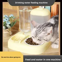 Distributeur d'eau et de nourriture automatique pour animaux domestiques, grande capacité, design modulable, en plastique, facile à déchirer, pour chiens et chats, usage domestique