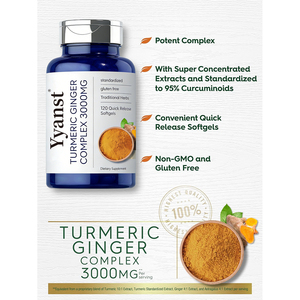 ซอฟต์เจลขมิ้นขิงคุณภาพสูง ช่วยบำรุงสุขภาพทางเดินอาหาร บรรเทาอาการปวดข้อ และสารต้านอนุมูลอิสระสำหรับทุกวัน - Product Image 3