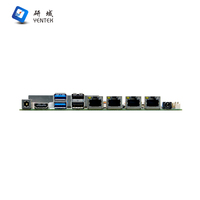 Placa Base Intel N97 Nueva de Canal Único, 4 LAN RJ45, 6 RS232 485 COM, Win10 11 Linux, Firewall, Servidor Pfsense, Mini Itx Industrial