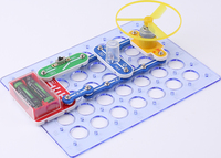 Kit électronique éducatif STEM fabriqué en Chine, jouet éducatif de physique, blocs de construction électroniques DIY pour enfants