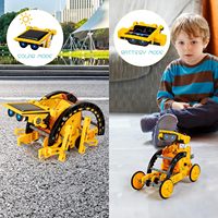 Kit Robot surya 14-in-1: mainan sains STEM pendidikan untuk anak-anak dan remaja-Set Robot yang dioperasikan dengan baterai DIY