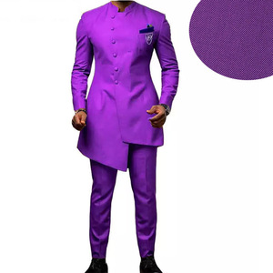 Costumes pour hommes Groom Tuxedo Indian Wedding Wear Casual Man Blazer Men Solid Suit Slim Wedding Suits (Jacket + Pants) 10% - Product Image 5