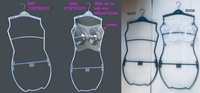 Ensemble soutien-gorge et sous-vêtements, plastique transparent et personnalisé, à la mode