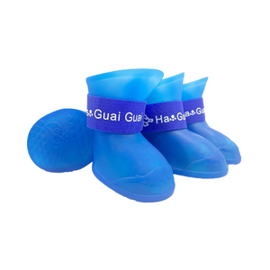 वाटरप्रूफ एंटी-स्लिप नरम सिलिकॉन पालतू जूते 8 रंग कई आकार कुत्ते बिल्ली आउटडोर बारिश जूते क्रिसमस के लिए सैन्य शैली - Product Image 3