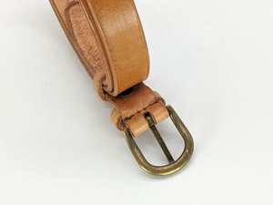 <span class=keywords><strong>Cintura</strong></span> in vera pelle italiana abbronzata a mano da donna da 3/4 pollici <span class=keywords><strong>marrone</strong></span> <span class=keywords><strong>chiaro</strong></span> - Product Image 5