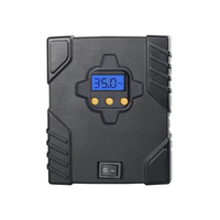 Compresseur d'air portable pour voiture 12V 100psi, gonfleur de pneus, jauge numérique, rétroéclairage bleu, matériau ABS, lumière d'urgence, gonflage rapide, CE