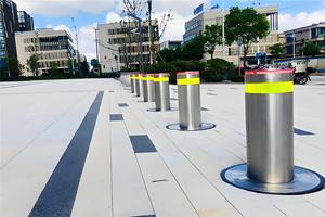 Borne de sécurité semi-automatique rétractable personnalisée pour allée, parking, garage, usine – Vente en gros de bornes de sécurité - Product Image 4