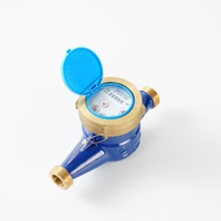 Medidor de agua de hierro duradero Multi-jet 1/2 "para uso comercial y residencial Medidor de agua