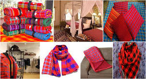 Maasai shuka afrika kumaş Safari kumaş Maasai bez geleneksel bezler piknik battaniyesi - Product Image 3