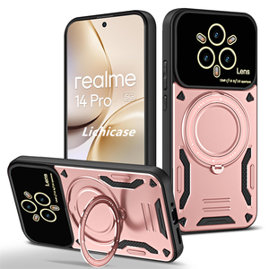 Lichicase Soporte portátil Ventana de vista grande Magnética 2 en 1 Armor Phone Case para <span class=keywords><strong>Oppo</strong></span> Reno 14 14 Pro 14F Cover - Product Image 5