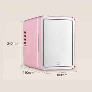 Portable voiture <span class=keywords><strong>réfrigérateur</strong></span> 4L Mini miroir LED <span class=keywords><strong>réfrigérateur</strong></span> maquillage cosmétiques <span class=keywords><strong>réfrigérateur</strong></span> refroidissement plus chaud - Product Image 3