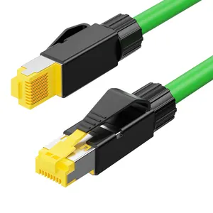 防水防振防振CAT6aRJ45コネクタProfinet産業用イーサネットケーブルドラッグチェーンネットワークパッチコード