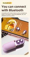 Headphone Tidur Nirkabel Tak Terlihat S13 Baru 2025 dengan Layar Digital dan Pencahayaan RGB 6.0 untuk Getaran Telinga saat Tidur Menyamping