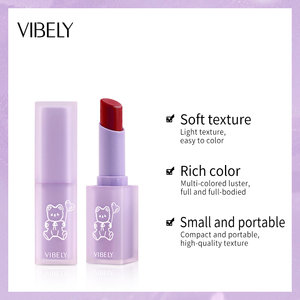 Rouge à lèvres doux et imperméable, disponible dans plusieurs couleurs, toucher velours mat, organique - Product Image 3