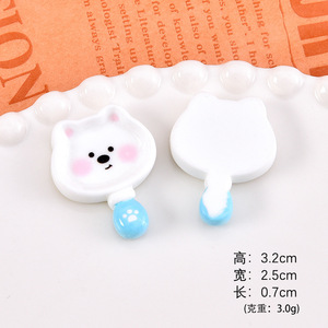 Platos de Juguete con Diseño de Comida de Dibujos Animados, Lote Mixto, Mini Cocina para Casa de Muñecas, Pegamento de Crema para Manualidades, Imán para Refrigerador, Resina, Adornos Pequeños para Escritorio - Product Image 2