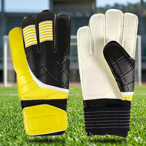 Gants de gardien de but de football professionnel coupés gants d'entraînement sportif de paume plate pour des gants de gardien de but de football Logo personnalisé imprimé - Product Image 2