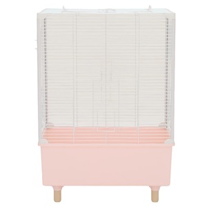 Kano Birdcage Large Horizontal Wire Cage For Parrots Rectangle Steel <b>Frame</b> 46.5cm X 33cm X 65cm With Anti Splash Base - Product Image 1