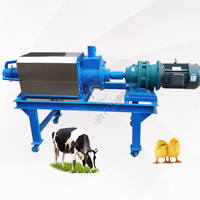 Nettoyer le fumier des animaux Séparateur solide-liquide Déshydratation Machine à vis pour la bouse de vache