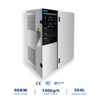 Générateur de vapeur électrique haute pression 96 à 144 kW 0,3 à 0,7 MPa 140 à 200 kg/h Chaudière en acier inoxydable 304 pour cuve à double enveloppe