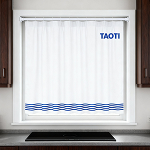 No trapano facile installazione retrattile asta asta telescopico <span class=keywords><strong>tende</strong></span> per bovindo lungo decorazione per la casa per il bagno cucina - Product Image 2