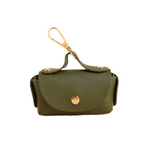 Miễn phí dập nổi logo da Dog poop Túi chủ Dispenser cho dây xích - Product Image 2