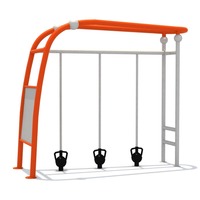 Estructura de Escalada de Acero Galvanizado Resistente para Exteriores, Barra de Dominadas, Equipo de Gimnasio, Estación de Ejercicio para Adultos