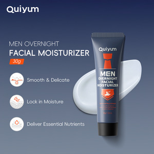 Quiyum 30g <strong>Men's</strong> Overnight <strong>Face</strong> <strong>Cream</strong> | Nighttime Moisturizer with Aloe Vera &amp; Vitamin E Anti-Aging Formula for All Skin Types - Product Image 2