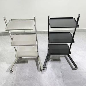 High Quality Stainless Steel Salon Furniture Hair Salon Trolley Hair Salons Beauty Salon Folding Cart - Product Image 4