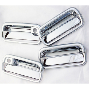 YYCAR Cache-poignée de <span class=keywords><strong>porte</strong></span> en acier inoxydable argenté pour <span class=keywords><strong>Surf</strong></span> 1996-2000, garnitures courtes et monocolores - Product Image 2