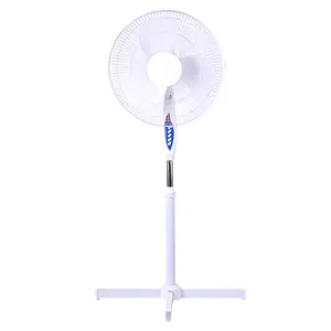 Ventilateur Rechargeable blanc, 16 pouces, 1 pièce, sur pied, haute qualité, vente en gros, de chine