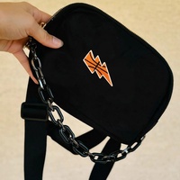 En gros, Patch sportif brodé Éclair, thermocollant, pour vêtements, sacs, chapeaux, DIY, football