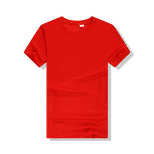 Camiseta de hombre al por mayor 100% poliéster 180GSM de secado rápido, OEM, con impresión de logotipo personalizado, camiseta para campaña electoral. - Product Image 5