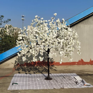 Décoration de mariage de jardin <span class=keywords><strong>Petit</strong></span> bonsaï artificiel en plastique Arbre à fleurs de <span class=keywords><strong>cerisier</strong></span> japonais - Product Image 6