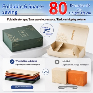 Custom One-Piece Magnetic Flip-Top Gift Box Factory Direct <b>Small</b> Batch - Product Image 5