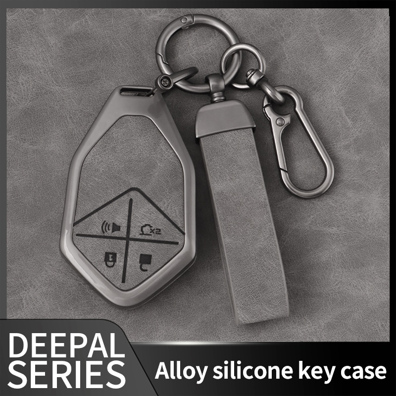 CM CMV13 Zinc Alloy Luxury Car Key Cover Case for 4-Button Remotes - Wholesale Customization