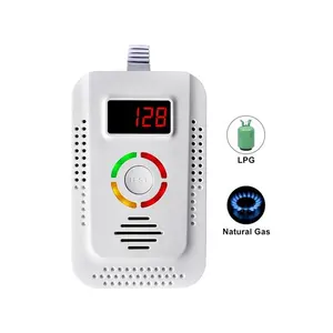 2023 New Home Security Kitchen Cooking LPG City Gas Leak Detectors Natural Gas Alarm Detector for House Use