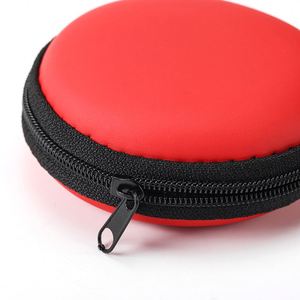 Estuche de Transporte para Auriculares con Logotipo Personalizado, Estuche Rígido Redondo de Eva para Auriculares con PU - Product Image 2